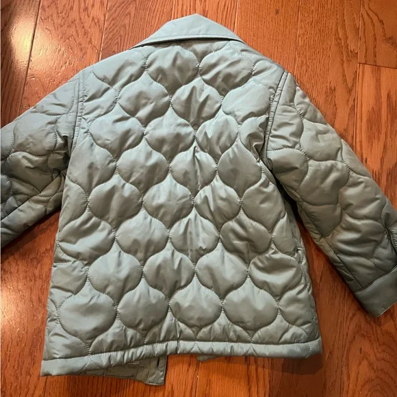 GAP Baby NWT Sage Green Quilted Jacket - Picture 7 of 8